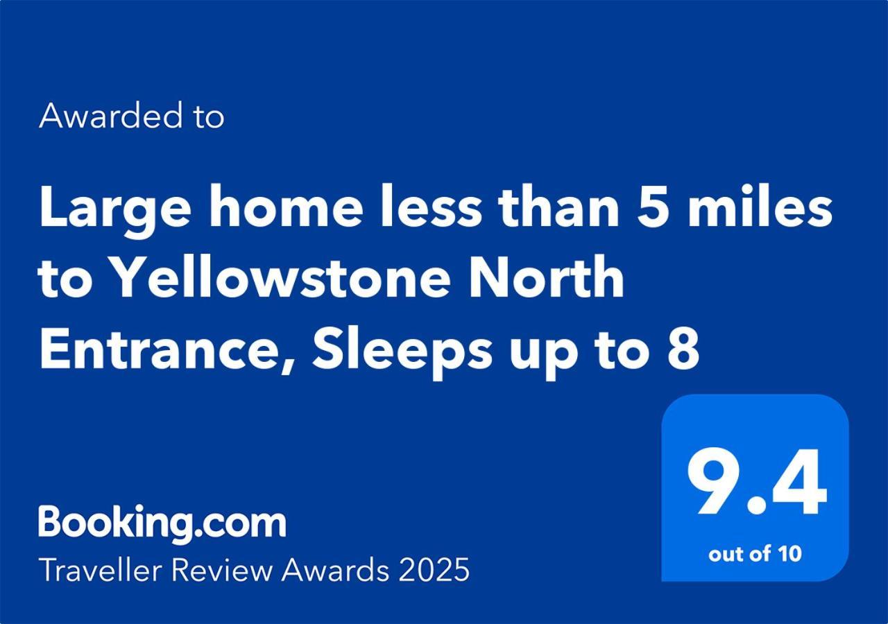 Bison Lodge - Lg Home - 2 Bedrooms - Less Than 5 Miles To Yellowstone North Entrance, Sleeps Up To 8 Gardiner Ngoại thất bức ảnh